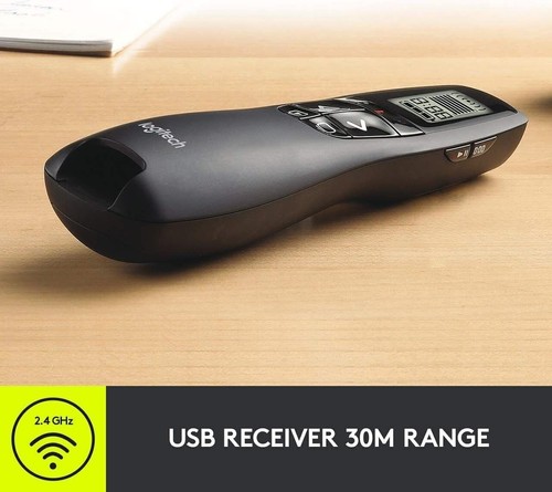 Logitech R800 Laser Pointer Presenter Presentation Clicker Remote 910-001350 - Picture 6 of 8