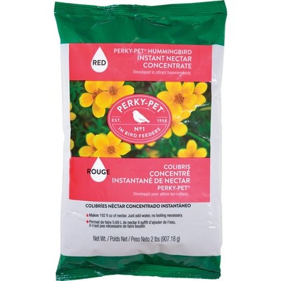 Perky-Pet 2 Lb. Red Powder Concentrate Hummingbird Nectar 244SFB Perky-Pet