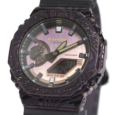 Casio G-SHOCK 2100 Series Milky Way Galaxy GM-2100MWG-1AJR Used Box