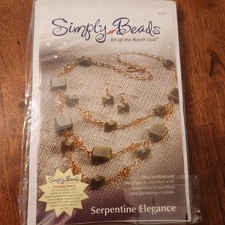 Annie's Simply Beads Kit of Month Club Jewelry Serpentine Elegance BD050 NEW