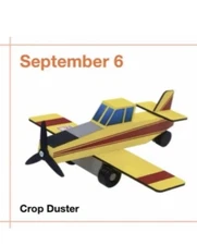 Home Depot Crop Duster Airplane Kids Workshop Kit Pin September 2025 NEW DIY