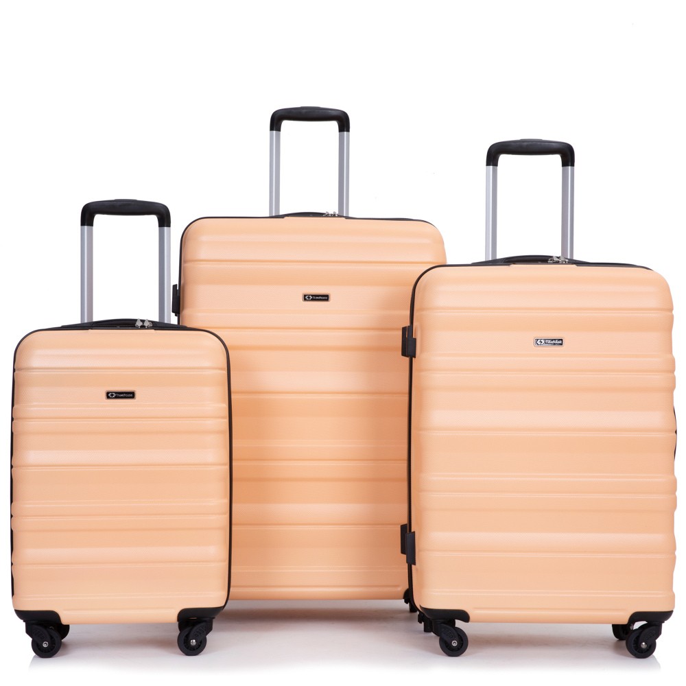 Sets Pc Lightweight & Durable Suitcase With Two Hooks