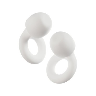 Loop Quiet 2 White Earplugs for Sleep, Focus, Travel & Noise Sensitivity 24dB