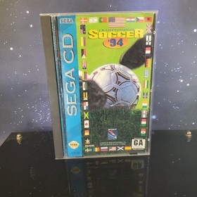 VTG Championship Soccer '94 Sega CD Long Case CIB With Reg. Card CLEAN VGC WOW!