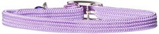 10 Inch Lavender Stretchy Woven Nylon Cat Collar with Safety Bell Adjustable Fit