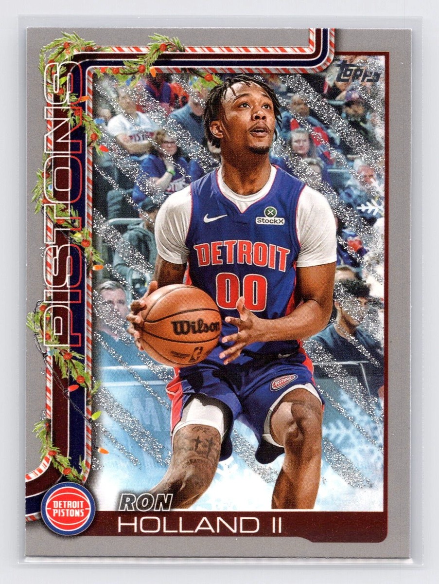 2025-26 Topps Holiday #H34 Ron Holland II Glitter Holiday | eBay