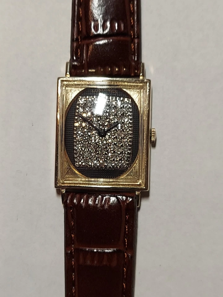 Longines Cal 528 With Diamonds Dial 17 Jewels Swiss Men’s Watch 10k Gold Filled - Image 2 of 4