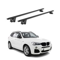 DachträGer GrundtäGer FüR BMW X3 F25 2010-2017 100Kg Aluminium Schwarz 2 Tlg ABE