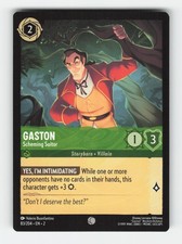 Gaston - Scheming Suitor 83/204 Common Rise of the Floodborn Lorcana Near Mint