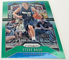 2019-20 Panini Prizm Prizms Green #28 Steve Nash Dallas Mavericks Phoenix Suns