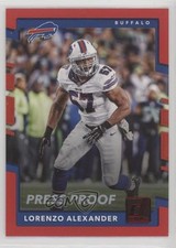 2017 Panini Donruss Press Proof Red Lorenzo Alexander #24 4a0