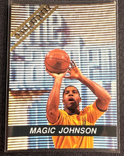 1992-93 Ballstreet Basketball Magic Johnson #25 Los Angeles Lakers Player Cklist