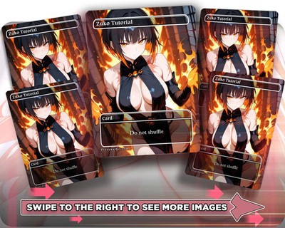 Zuko Tutorial (5) - 5x Waifu Tokens Custom Cards