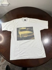 Vintage Chevrolet Truck  Iron On Large Pics White Single Stitch  T-shirt.  USA.