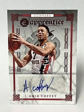 2019 Panini Chronicles Apprentice Signatures Red AMIR COFFEY #AP-ACO LA CLIPPERS