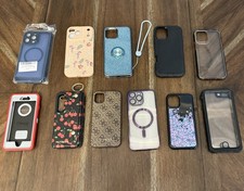 LOT of 11 Phone Cases Various Brands and Models SEE PICS As-Is