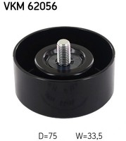 Umlenkrolle, Keilrippenriemen SKF VKM 62056 Nissan 11925-JA100