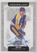 2018-19 Upper Deck Chronology Franchise History Jim Fox #FH-LA-JF Auto 1q7q