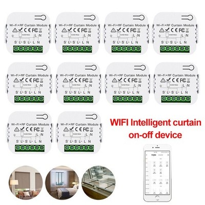 TUYA Smart APP Wifi RF 433Mhz Jalousie Vorhang Schalter Modul 230V Alexa Google