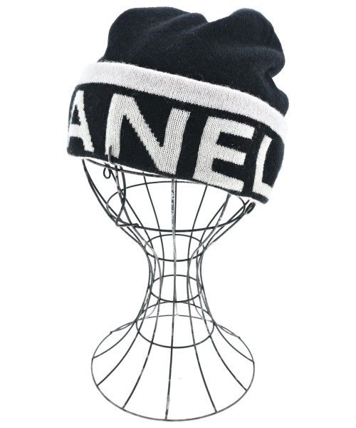 CHANEL Knit Caps/Beanies Black 2200595253036