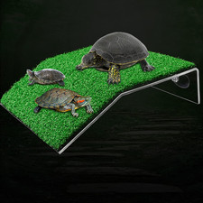 Lawn Turtle Basking Platform Turtle Resting Basking Platform, Simulation Grass T
