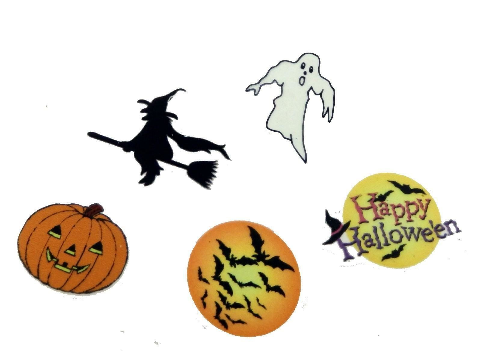 Dolls House Halloween Spooky Witch Bats Window Decorations Miniature Accessory