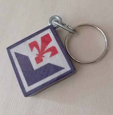 Porte-clés Real Sociedad – Fait Main En Italie – Idée Cadeau Collector