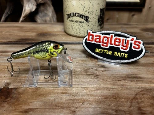 Vintage Bagley Brass 1SF2 Small Fry Bass Color LB9 Nice :) Bass Fishing Lure