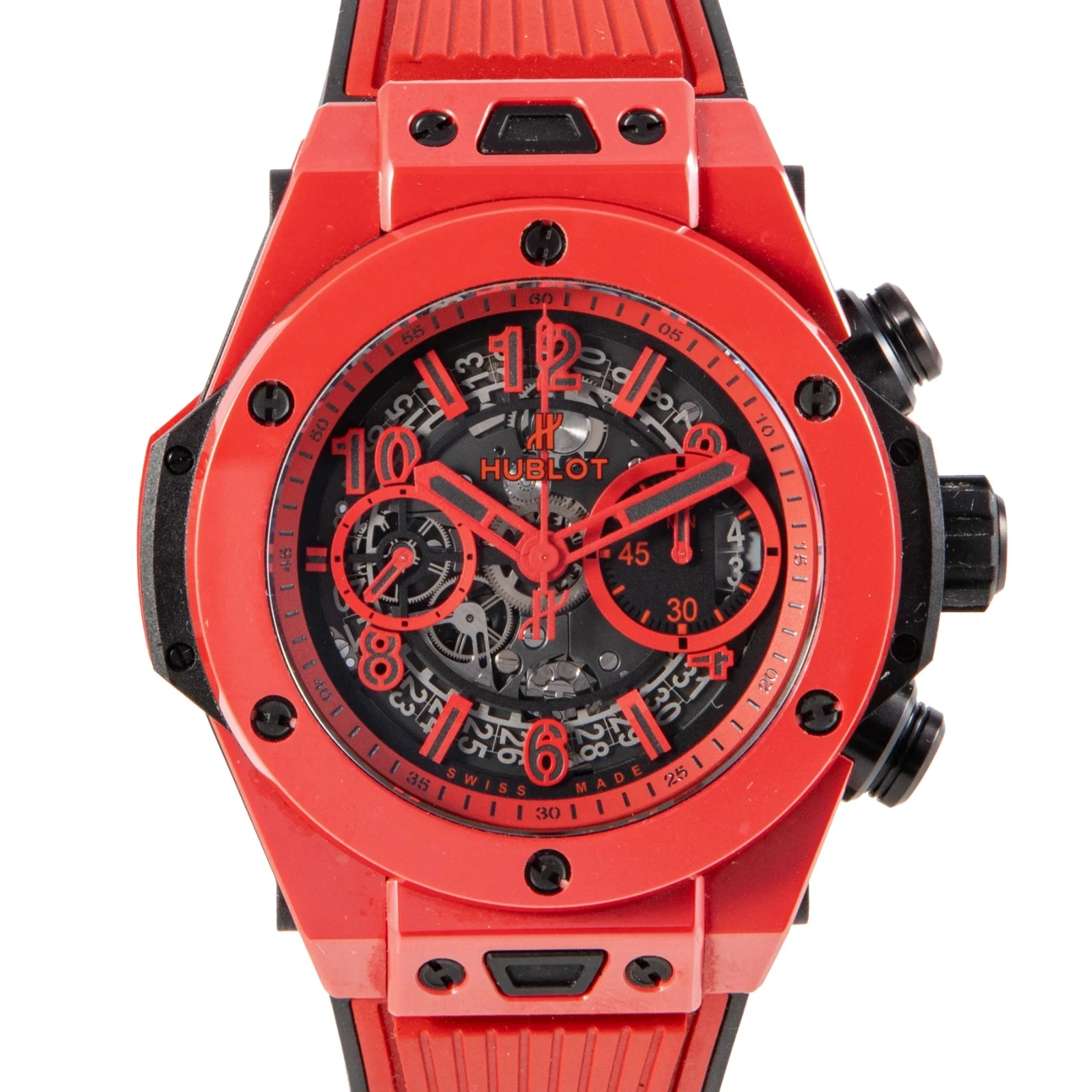 Hublot — Hublot Big Bang Unico Red Magic Red Skeleton Dial 42mm Ceramic
