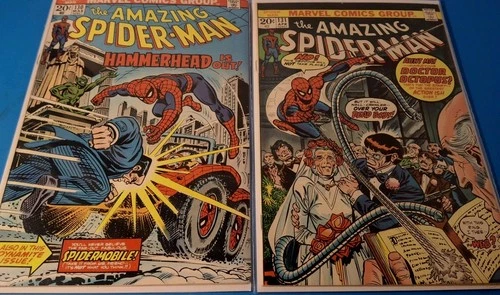 Amazing Spider-Man #130 & #131 1st Spider Mobile Doc Ock Jackal - High Grade VF
