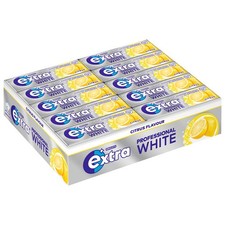 extra® PROFESSIONAL WHITE CITRUS Kaugummis 30x 10 Dragees