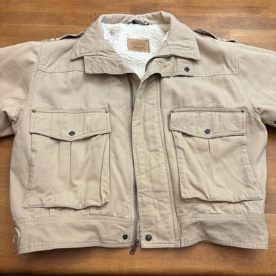 Vintage Levi s Strauss Sherpa Trucker Jacket Corduroy Men s Size XL 1990 s Rare