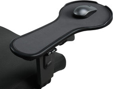 Ergonomic Adjustable Arm Rest Mouse pad for Chair, Mouse Extension Platform Tray