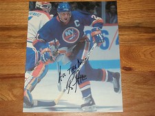 BRENT SUTTER NEW YORK ISLANDERS TEAM CANADA RED DEER REBELS AUTOGRAPHED 8 X 10