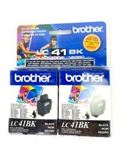 Brother LC 41BK Black Ink Cartridge 2 Piece Value Pack Expired 01/2013