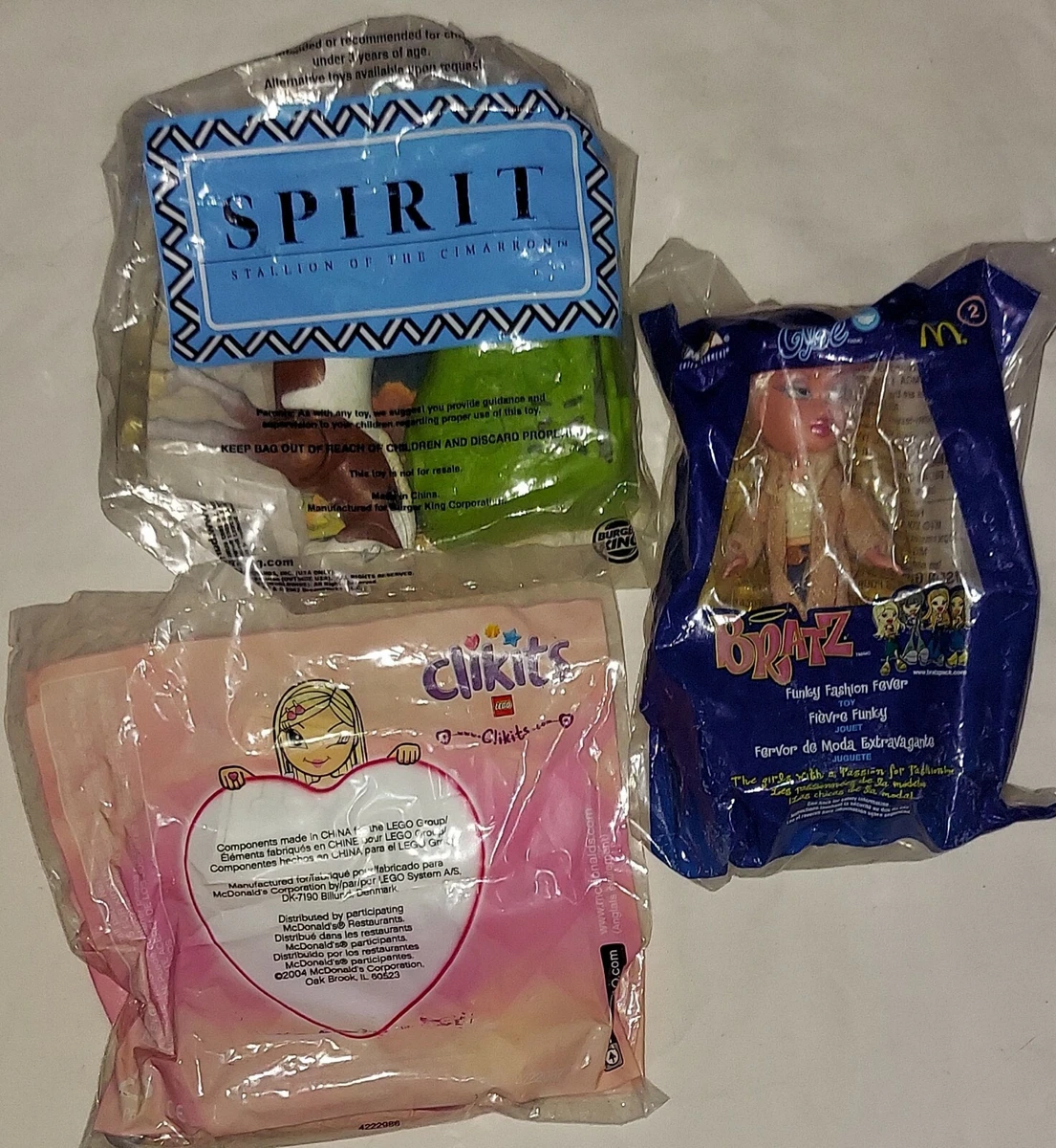 Fast Food Toy Lot Including Lego Spirit And Bratz eBay
