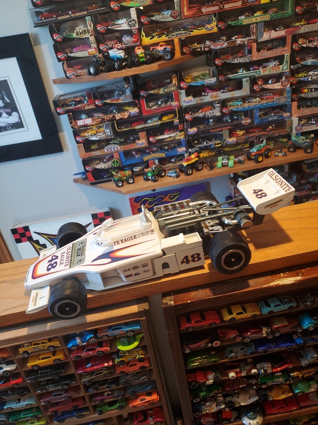 Eagle Indycar 1975 Jim Beam Bobby Unser Olsonite Eagle 48 Nascar Race