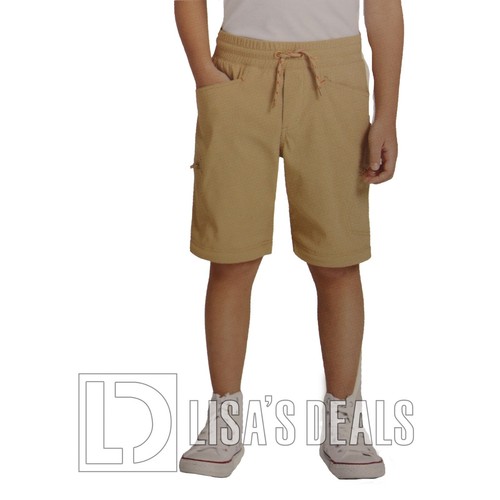 New Boys YOUTH Eddie Bauer CONVERTIBLE JOGGER TAN GRAY NAVY S 7/8 - Picture 5 of 13
