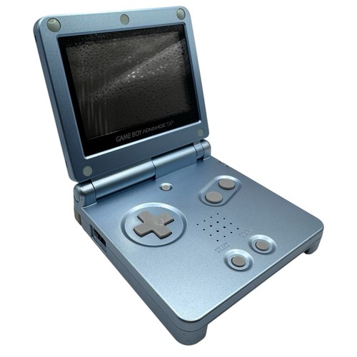 Nintendo GAMEBOY ADVANCE SP Pearl Blue with Charger GBA Handheld Console System - Picture 3 of 5
