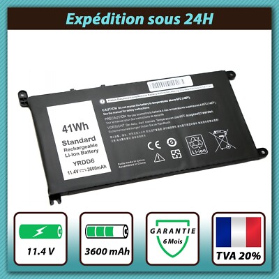 AKKU KOMPATIBEL FÜR Dell Inspiron 3593 3793 5493 5585 YRDD6 11.4V 3600mAh
