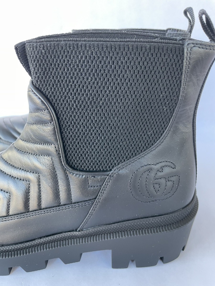 Gucci Matelassé Chelsea Boot - Quilted Black for sale online