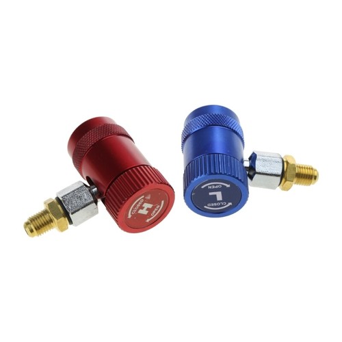R1234YF Quick Couplers Adapters HIGH LOW A/C Air Condition Manifold Connectors - Picture 6 of 8