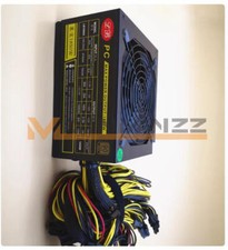 1PC New LB1850A 1850W Power Supply 16 6 2 Ports Support 110V 8 Graphics Card
