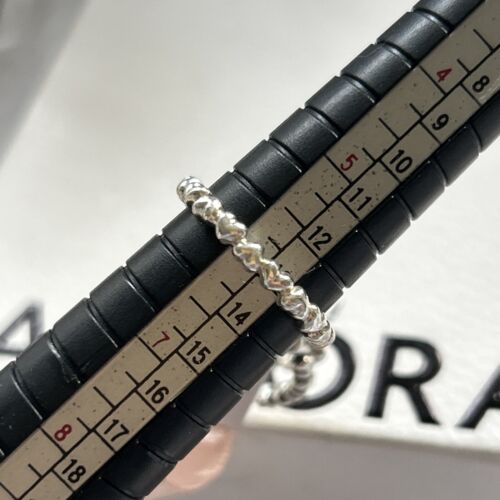 Authentic Pandora ๐ Stackable ring ๐Forever Love Heart ๐ Size 52 ๐ 925 ALE - Picture 14 of 15