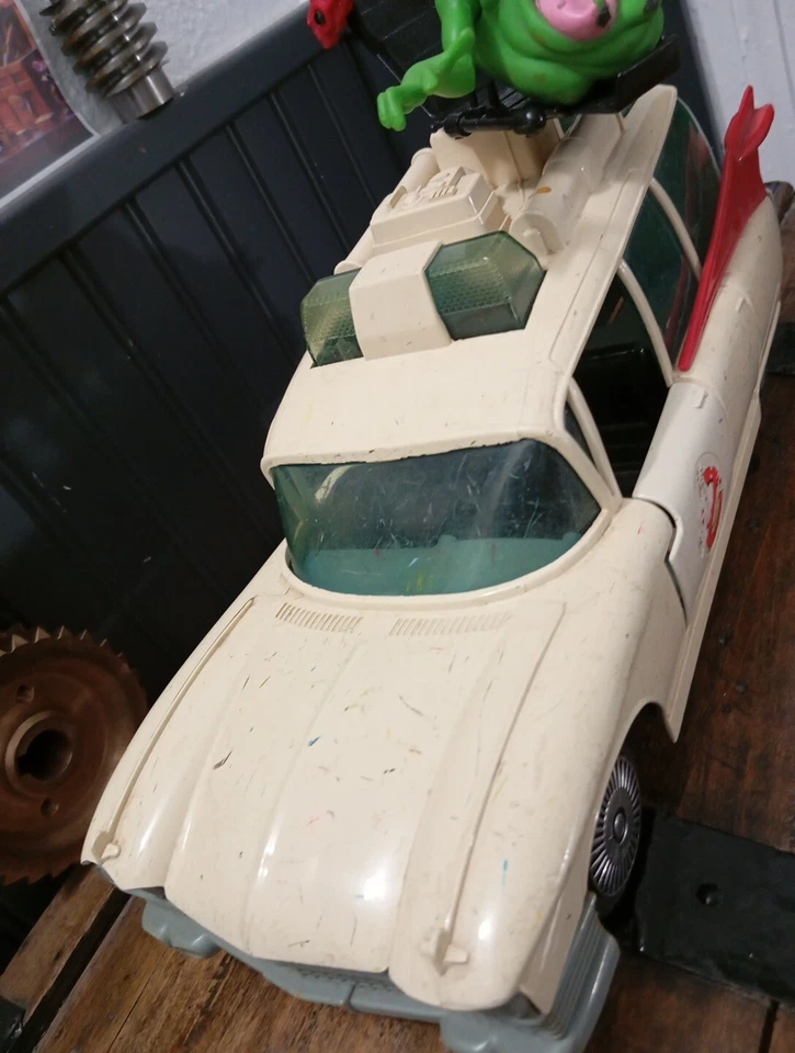 Voiture GhostBuster Ecto 1 Vintage Kenner Véhicule Jouet SOS Fantômes Occasion - Photo 2/4