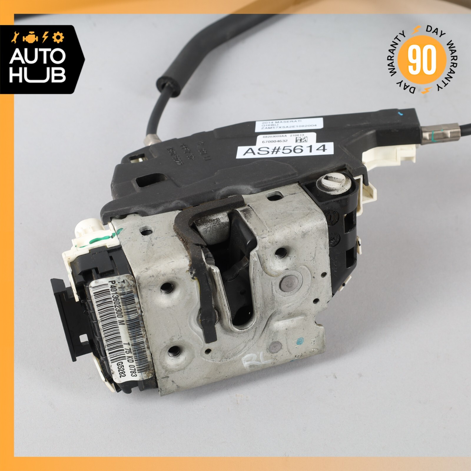 14-16 Maserati Ghibli M157 Rear Left Driver Side Door Lock Latch Actuator OEM