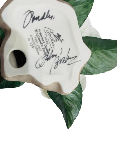 Boehm Princess Diana England's Rose Signed Limited Edition. - Picture 8 of 8