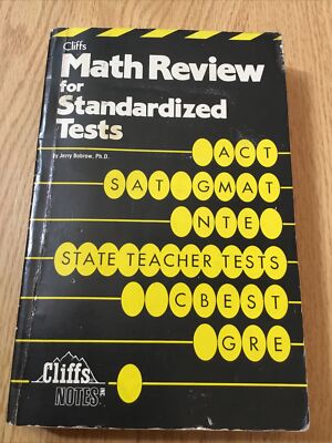 Math Review For Standardized Tests (Cliffs Test Prep)