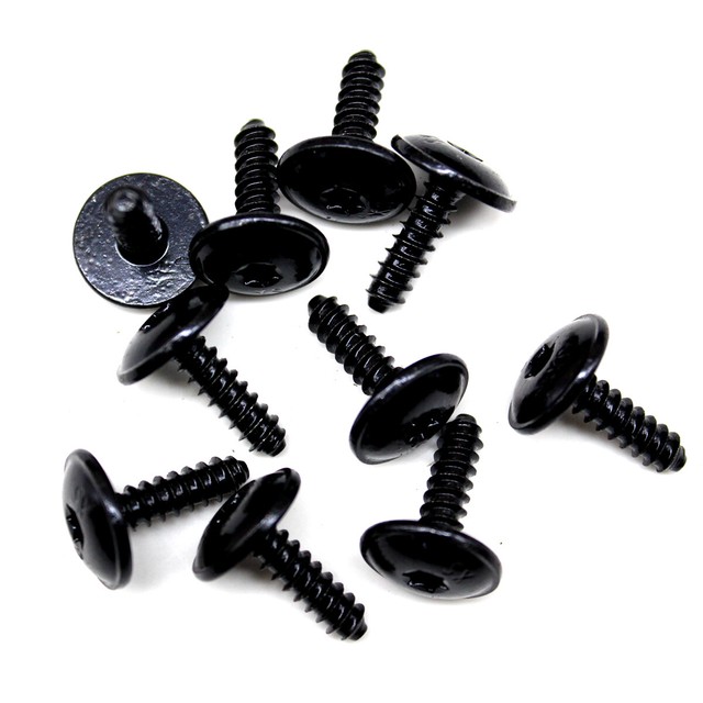 10x Fender Liner Splash Guard Screws For Audi VW Jetta Golf Passat