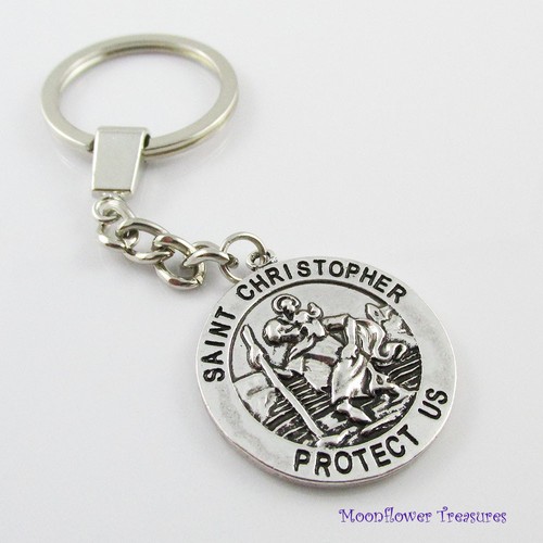 Saint Christopher Keychain Keyring 